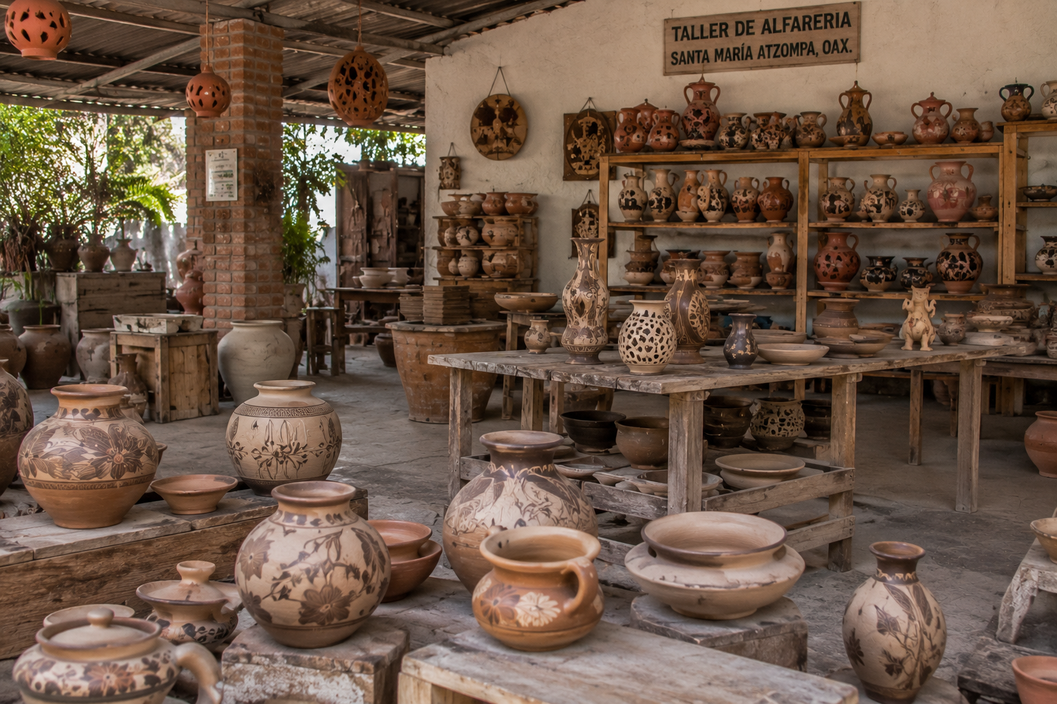 Santa María Atzompa Pottery Workshops